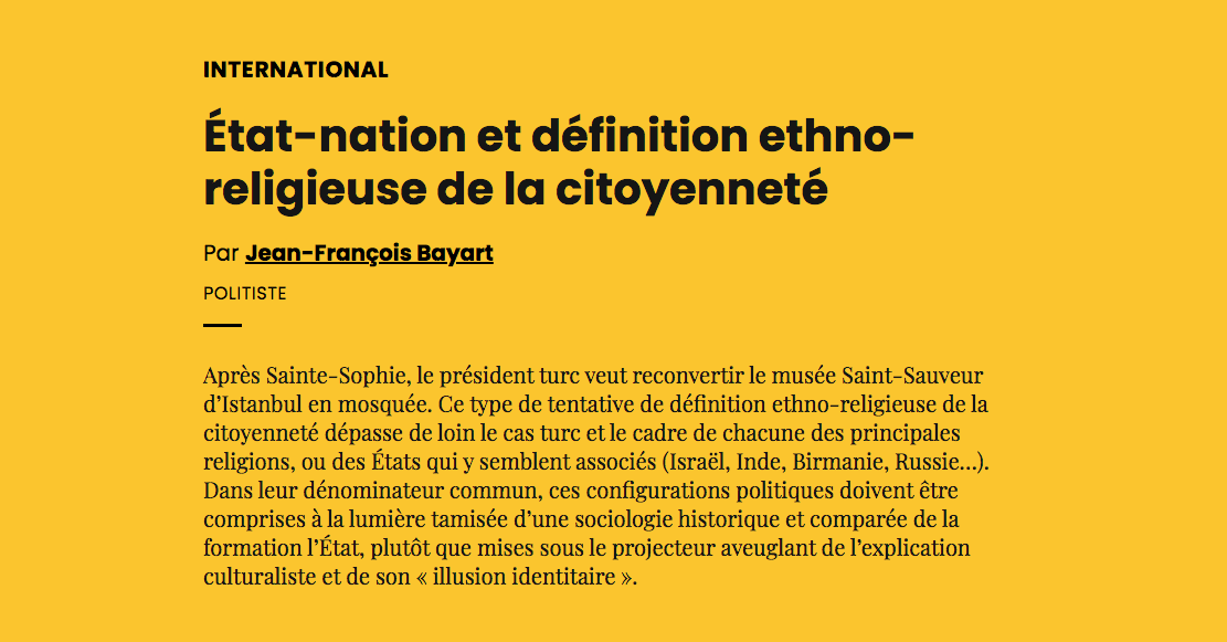 Français de papier », une formule xénophobe au service de la division de la  nation