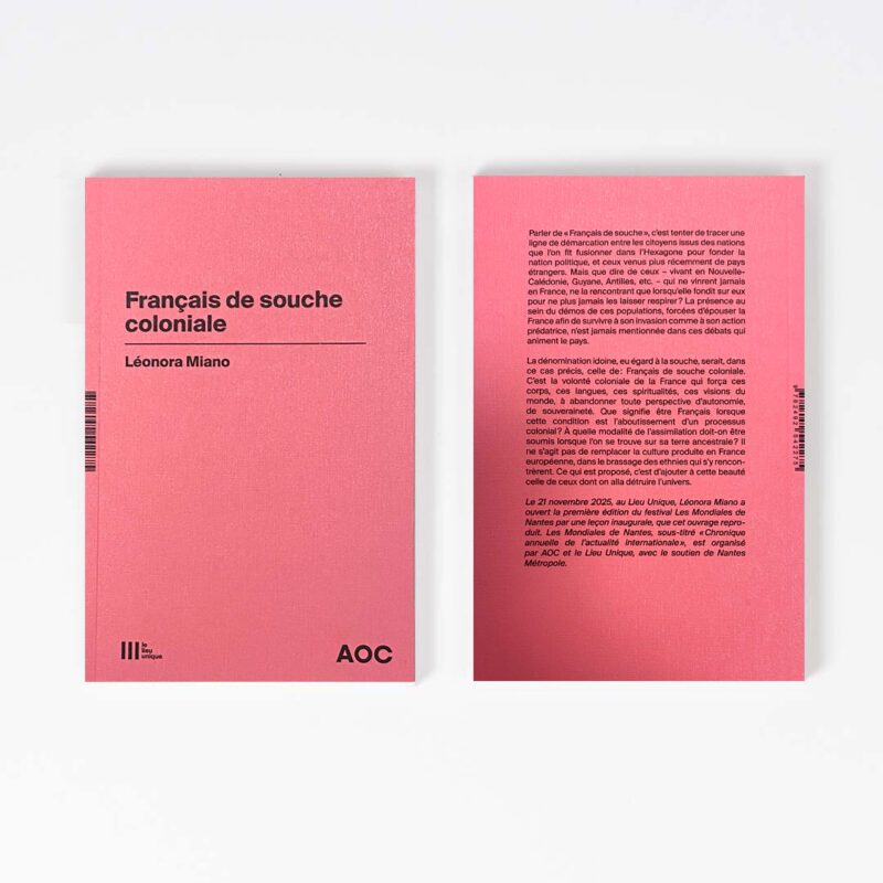Léonora Miano : <span>Français de souche coloniale</span>
