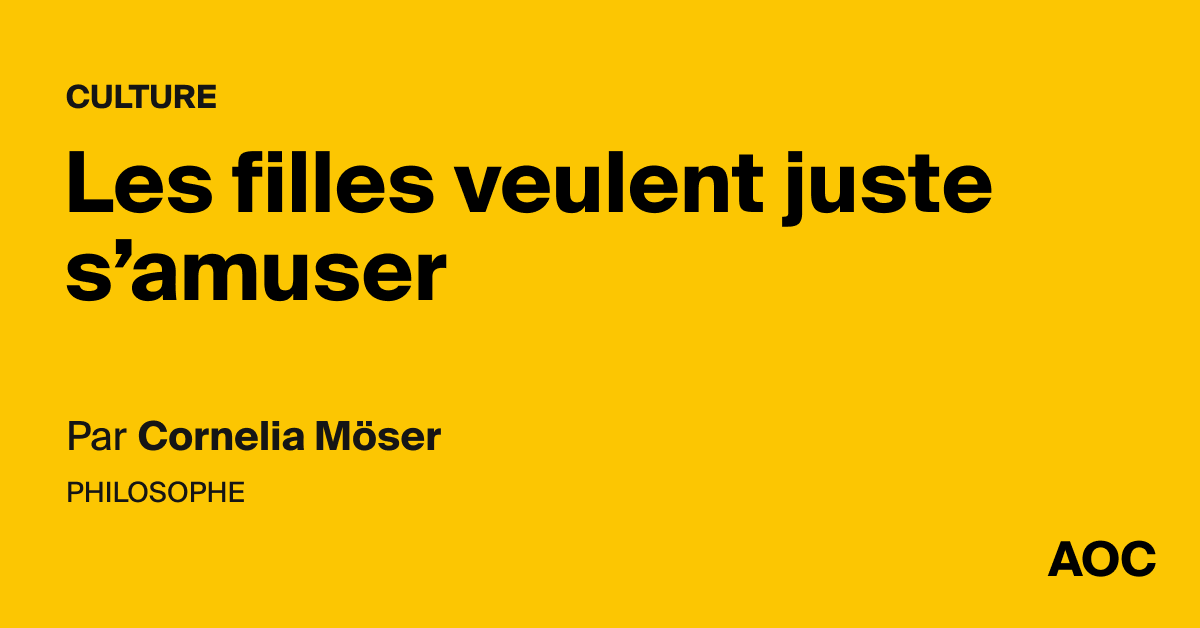 Les filles veulent juste s’amuser