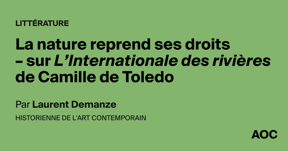 La nature reprend ses droits – sur <i>L’Internationale des rivières</i> de Camille de Toledo