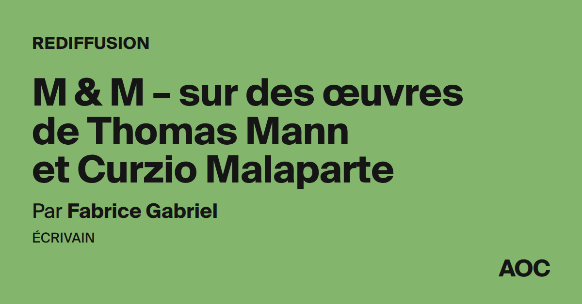 M & M – sur des œuvres de Thomas Mann et Curzio Malaparte