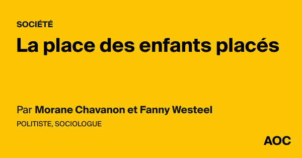 La place des enfants placés