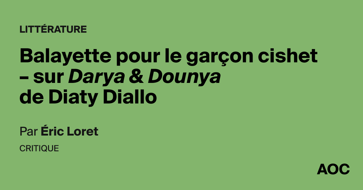 Balayette pour le garçon cishet – sur Darya & Dounya de Diaty Diallo