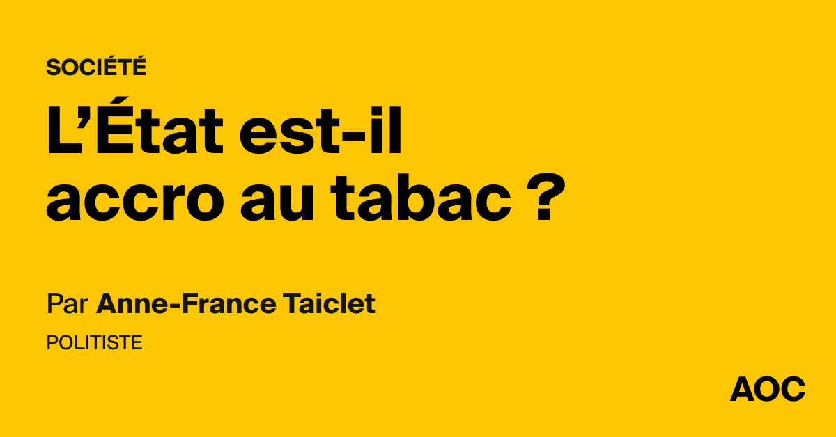 L'État est-il accro au tabac ?